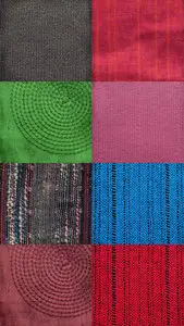 Crocheted Fabrics Textures