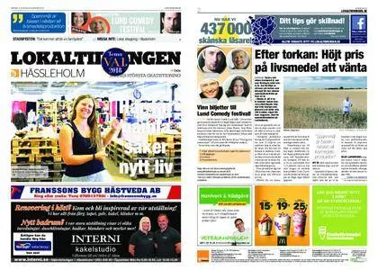 Lokaltidningen Hässleholm – 18 augusti 2018