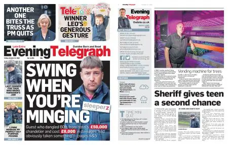 Evening Telegraph Late Edition – October 21, 2022