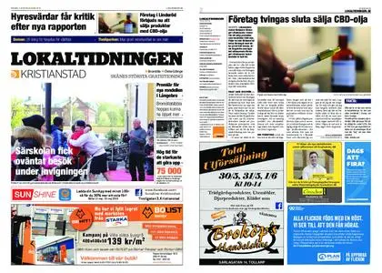 Lokaltidningen Kristianstad – 18 maj 2019