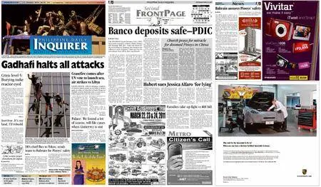 Philippine Daily Inquirer – March 19, 2011
