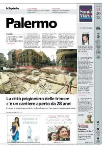 la Repubblica Palermo - 14 Ottobre 2018
