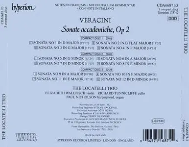 The Locatelli Trio - Francesco Maria Veracini: Sonate Accademiche (1995)