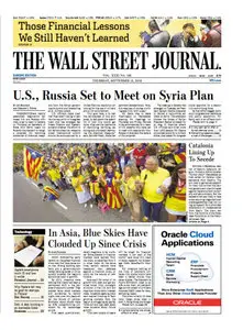 The Wall Street Journal (Europe) September 12 2013