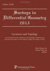 Surveys in Differential Geometry, Vol. 18 (2013): Geometry and Topology