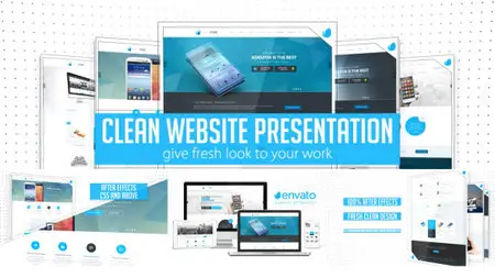 Clean Website Presentation 2 in 1 - Project for After Effects (VideoHive)
