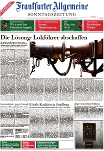 Frankfurter Allgemeine Zeitung am Sonntag, 21. September 2014