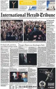 International Herald Tribune from Saturday, 03. November 2012