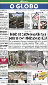 Jornal O Globo - 15 de julho 2011