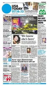 USA Today - Tuesday, July 16 - 2013