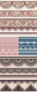 Lace Backgrounds Vector