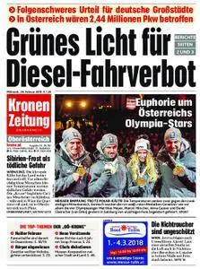 Kronen Zeitung Oberösterreich - 28. Februar 2018