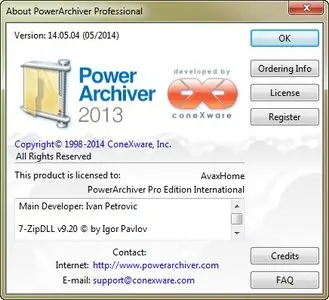PowerArchiver 2013 14.05.04