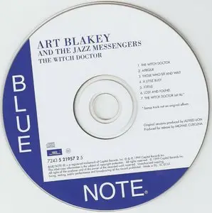 Art Blakey & The Jazz Messengers - The Witch Doctor (1961) {1999 Blue Note Remaster} (ft. Lee Morgan)