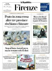 la Repubblica Firenze - 12 Marzo 2021