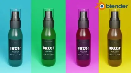 Blender 3D: Spray bottle Product Visualization
