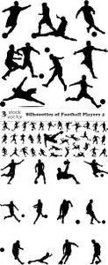 Vectors - Silhouettes of Football Players 4