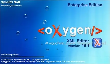 Oxygen XML Editor 16.1.2015012213