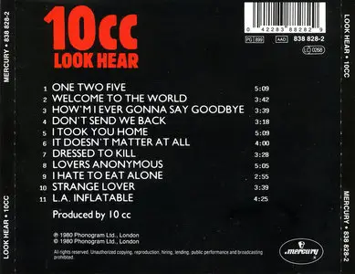 10cc - Look Hear (1980)