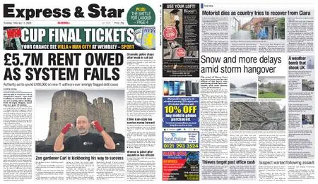 Express and Star Sandwell Edition – February 11, 2020