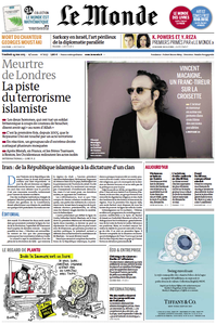 Le Monde du Vendredi, 24. Mai 2013