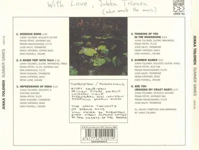 Jukka Tolonen - Summer Games (1973) {2004 Love} **[RE-UP]**