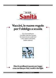 Il Sole 24 Ore Sanità. Documenti - 1 Agosto 2017