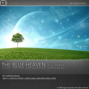 The Blue Heaven Wallpaper