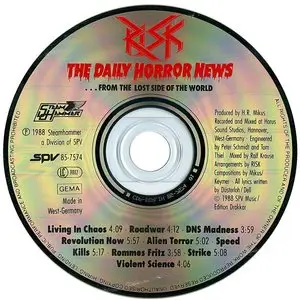 Risk - The Daily Horror News... From The Lost Side Of The World (1988)