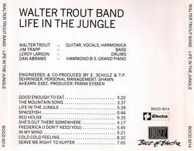 Walter Trout Band - Life In The Jungle (1989)