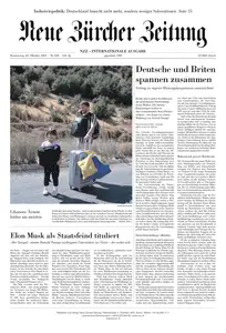 Neue Zürcher Zeitung International - 24 Oktober 2024