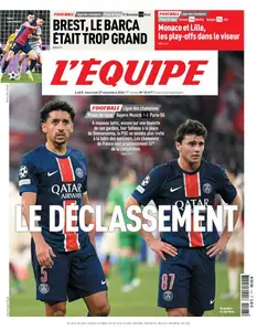 L’equipe du Mercredi 27 Novembre 2024