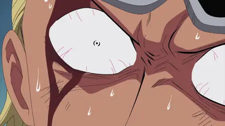 One Piece (1999 S11E20 Destruction of the Straw Hat Pirates The Terror of the Model Leopard! Koten Gars