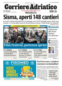 Corriere Adriatico Macerata - 27 Ottobre 2025