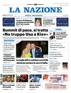 La Nazione Pistoia Montecatini - 20 Agosto 2025