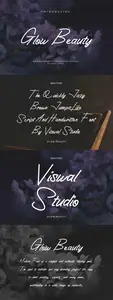 Glow Beauty - A Handwritten Logo Font DNL6UNC
