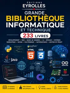 Collectif, "Eyrolles : Grande bibliothèque informatique et technique (233 livres)"