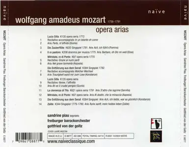 Sandrine Piau, Freiburger Barockorchester - Mozart: Opera Arias (2002)