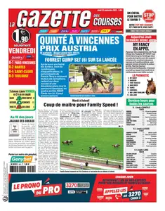 La Gazette des Courses - 25 Septembre 2025