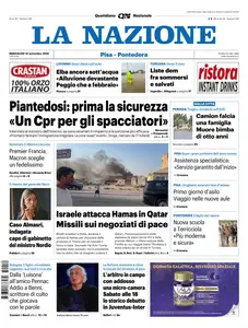 La Nazione Pisa Pontedera - 10 Settembre 2025