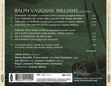 Andrew Manze, Royal Liverpool Philharmonic Orchestra - Vaughan Williams: The Lark Ascending (2019)