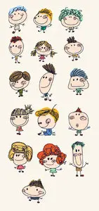 Vector Doodle Kids Collection