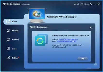AOMEI Backupper Professional / Technician / Technician Plus / Server 4.6.0 Multilingual