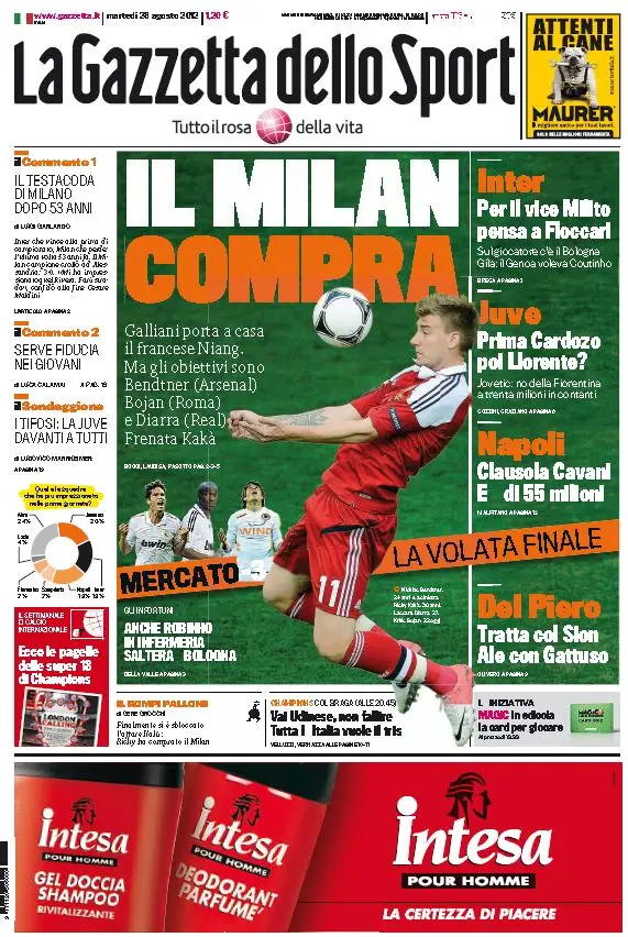 La Gazzetta dello Sport (28-08-12)
