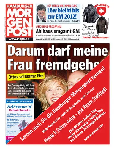 Hamburger Morgenpost vom 21 Juli 2010