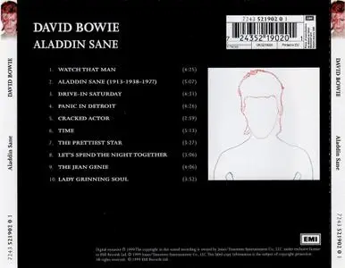 David Bowie - Aladdin Sane (1999)