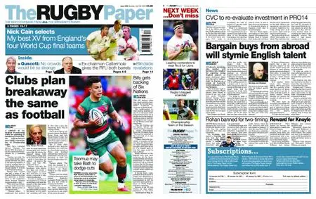 The Rugby Paper – April 26, 2020