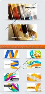 Business cards original design vector 12