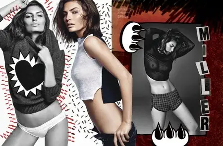 Alyssa Miller by James Macari for Galore Magazine #5 Calender Girl Issue