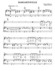 Margaritaville - Jimmy Buffett (Piano-Vocal-Guitar)